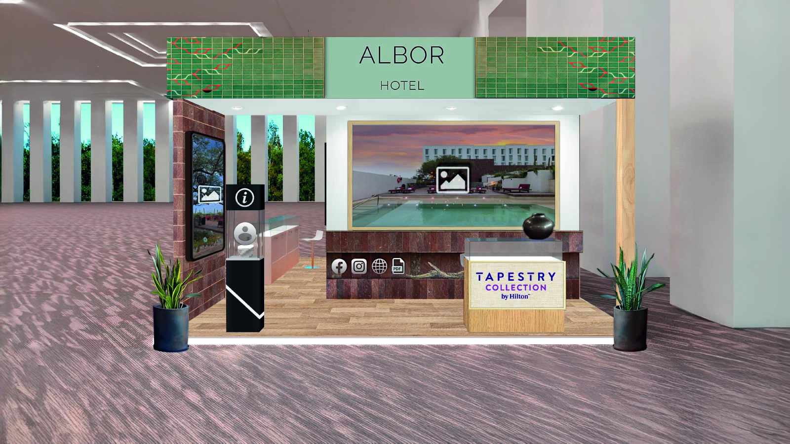 Hotel Albor Tapestry